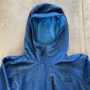 Blue North Face Zip Up